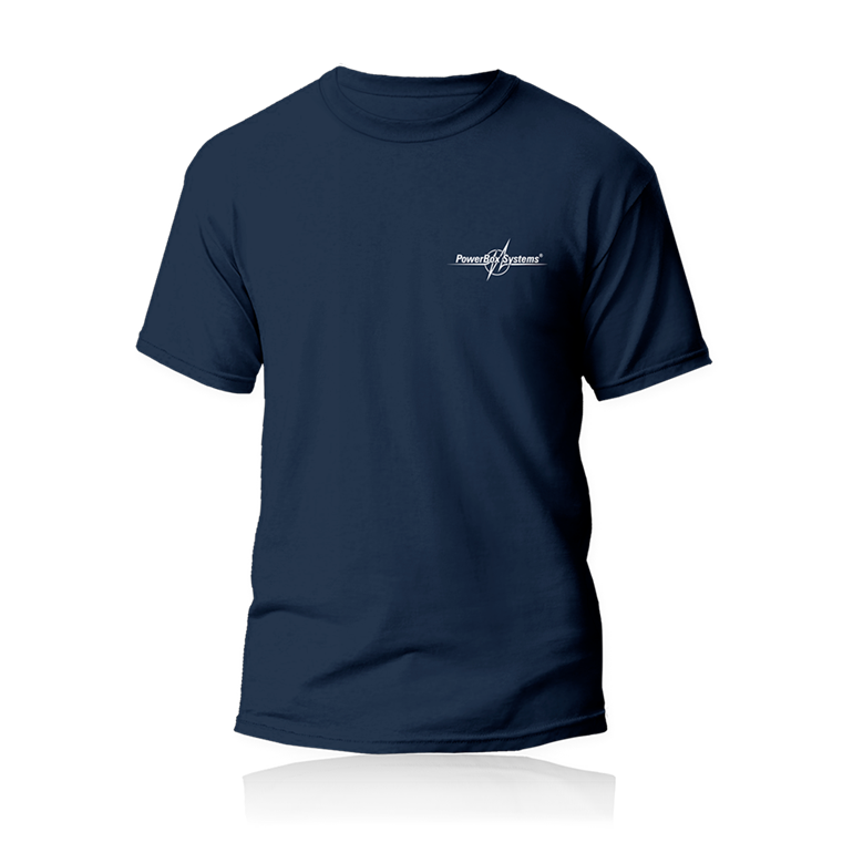 PowerBox T-Shirt "classic" - blau, Größe 4XL | Bild 1