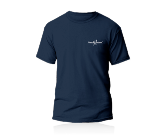 PowerBox T-Shirt "classic" - blau, Größe 4XL
