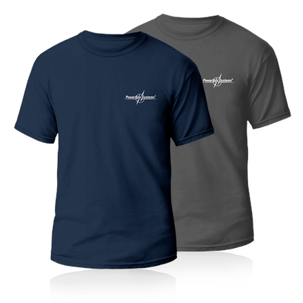 PowerBox T-Shirt "classic" - blue, Size S