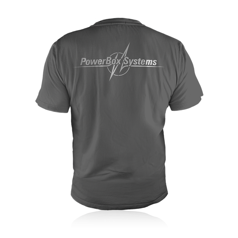 PowerBox T-Shirt "classic" - grey, Size L | Bild 2