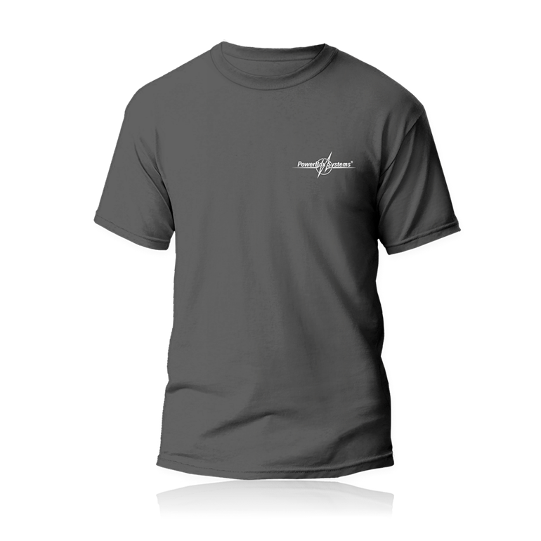 PowerBox T-Shirt "classic" - grey, Size L | Bild 1